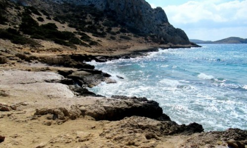 Zdjcie GRECJA / Karpathos / Arkasa / Dziki brzeg