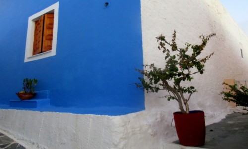Zdjecie GRECJA / Karpathos / Arkasa / Frontalna ultramaryna