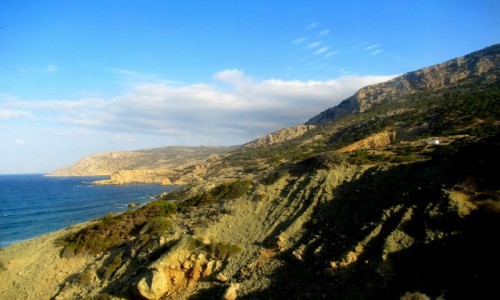 Zdjcie GRECJA / Karpathos / W drodze do Olympos / Gry Karpathos
