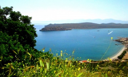 Zdjcie GRECJA / Kreta Wschodnia / okolice Plaka / Widok na Spinalong