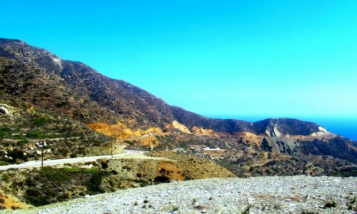 Zdjecie GRECJA / Karpathos / W drodze do Olympos / Karpathoskie drogi