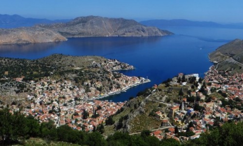 Zdjecie GRECJA / Archipelag Dodekanez / Simi / krajobrazy Simi