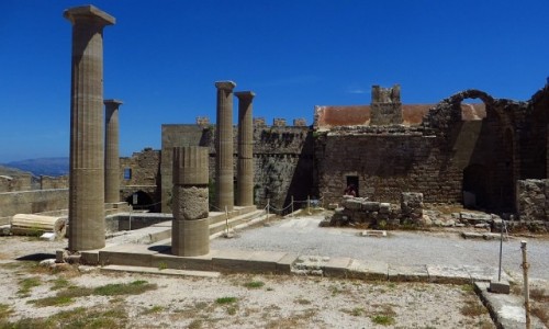 Zdjecie GRECJA / Archipelag Dodekanez / Wyspa Rodos - Lindos / akropol