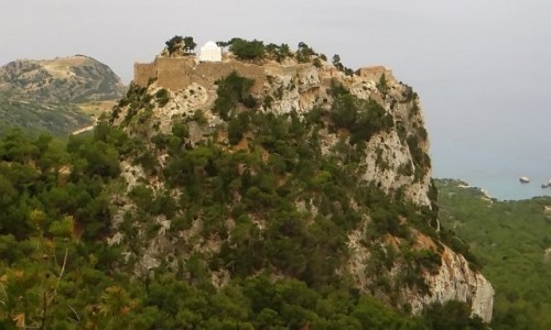 Zdjcie GRECJA / Archipelag Dodekanez / Wyspa Rodos / Monolithos ruiny zamku Joanitw