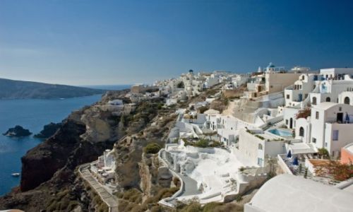 Zdjcie GRECJA / Santorini / Oia / Miasteczko Oia, Santorini