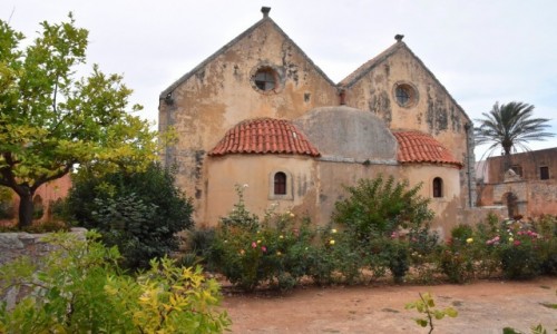 Zdjcie GRECJA / Kreta / pnocno-zachodnie zbocze masywu Psiloritis / Klasztor Arkadi