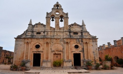 Zdjcie GRECJA / Kreta / pnocno-zachodnie zbocze masywu Psiloritis / Klasztor Arkadi