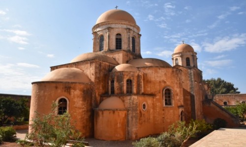 Zdjecie GRECJA / Kreta / pwysep Akrotiri / Klasztor witej Trjcy od braci Giancarolo