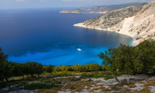 Zdjcie GRECJA / Wyspy Joskie / Kefalonia / plaa Mirtos