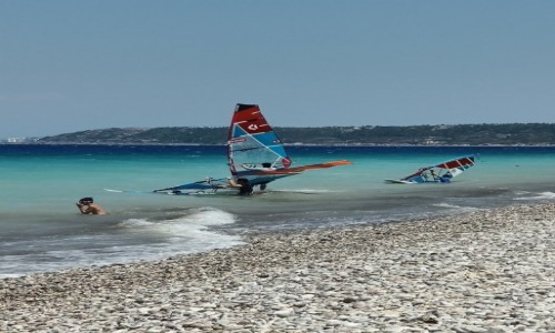 Zdjecie GRECJA / Rodos / Ialissos / Wietrzna plaa