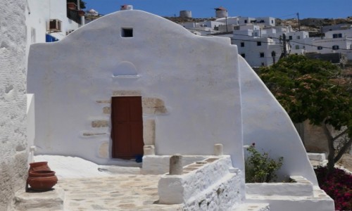 Zdjęcie GRECJA / Cyklady / Wyspa Amorgos / Urok greckich kościołów - Chora