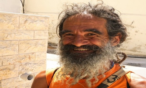Zdjecie GRECJA / Kreta / Matala / The real caveman