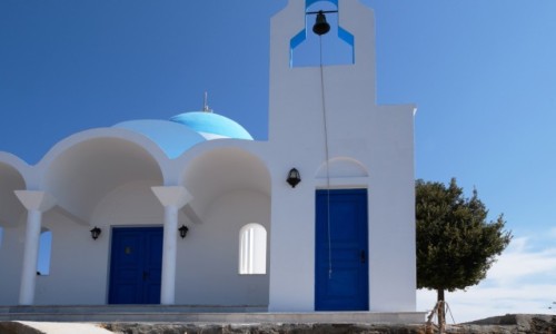 Zdjcie GRECJA / wyspy Dodekanezu / Nisyros / kociek Proroka Eliasza