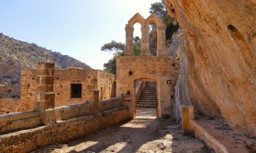 Zdjcie GRECJA / Kreta /  Pwysep Akrotiri / Monastyr Katholiko