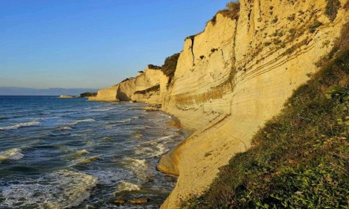 Zdjecie GRECJA / Korfu / Logas Beach / Przed zachodem soca