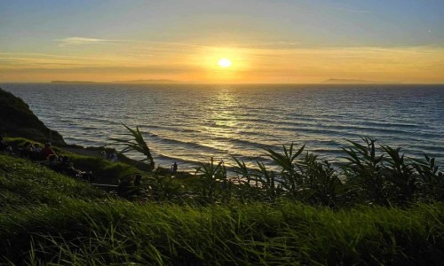 Zdj�cie GRECJA / Korfu / Logas / Zach�d s�o�ca w Logas