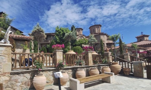 GRECJA / Tesalia. / Kalambaka. / Meteory - Klasztor Warama.