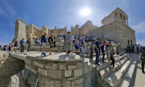 Zdjecie GRECJA / Ateny. / Akropol. / Partenon na Akropolu Ateńskim.