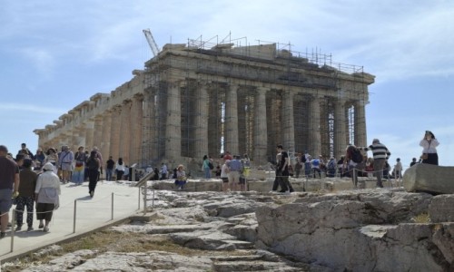 Zdjecie GRECJA / Ateny. / Akropol. / Doryck Świątynia Partenon z V w.p.n.e.