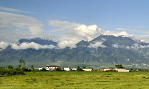 Zdjecie GRECJA / Lautraki. / Lautraki. / Masyw g�rski Olimp.