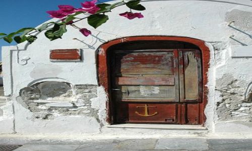 Zdjcie GRECJA / Cyklady / Santorini / takie troch inne drzwi