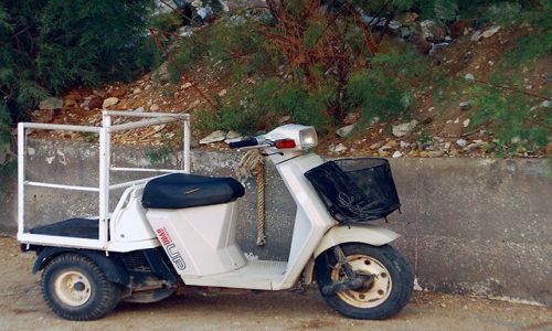Zdjecie GRECJA / brak / Thassos / motoryzacja na wyspie 3
