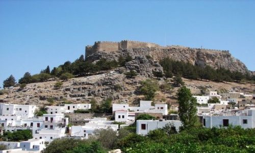 Zdjęcie GRECJA / Rodos / Miasto Lindos / Rodos