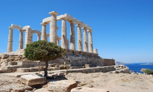 Zdjecie GRECJA / brak / Sounion / Świątynia Posejdona