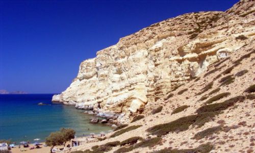 Zdjecie GRECJA / Kreta / Matala / red beach