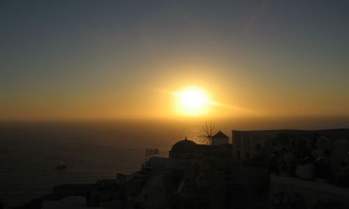 Zdjecie GRECJA / Archipelag Cyklady / Santorini / Zachód słońca I