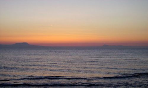 Zdjęcie GRECJA / Kreta / Rethymno / zachód słońca nad zatoką