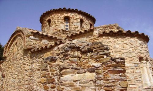 Zdj�cie GRECJA / Kreta / Fodele - rodzinne miejsce El Greco / ma�y ko�ci�ek w Fodele