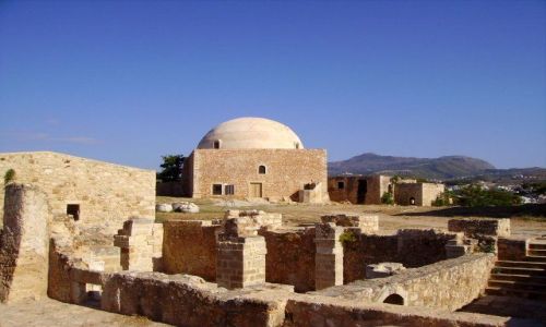 Zdjęcie GRECJA / Kreta / Rethymno / pozostałości zabudowań twierdzy
