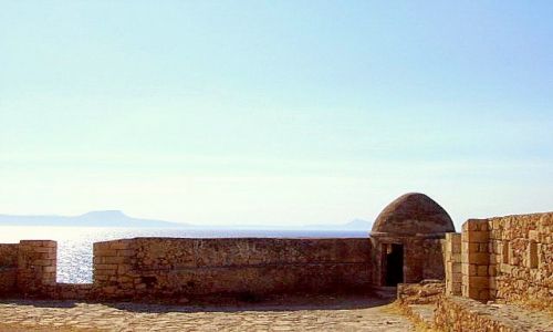 Zdjęcie GRECJA / Kreta / Rethymno / widok z fortecy na zatokę