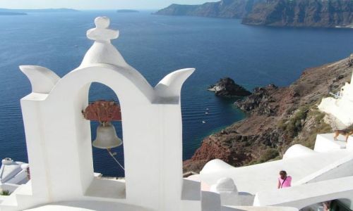 Zdjecie GRECJA / Santorini / Ol / Dzwon