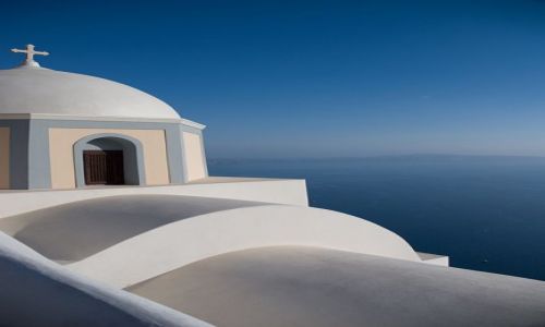 Zdjecie GRECJA / Santorini / Fira / bkit i biel ......