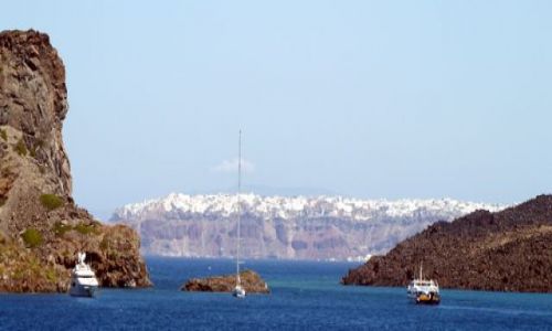 Zdjecie GRECJA / Santorini / Santorini / Dopywamy