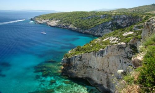 Zdjecie GRECJA / Zakythos / pnocna cz wyspy / Bkit Morza Joskiego