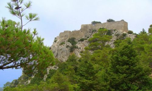 Zdjęcie GRECJA / Rodos / Kastro Kritinias / zamek Kritinias