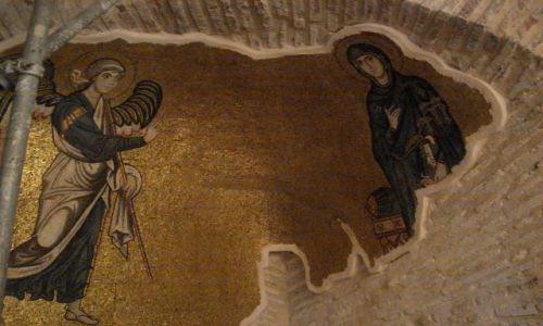 Zdjęcie GRECJA / Attyka / Dafni / Sztuka Grecji - mozaiki (4)