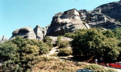 Zdjęcie GRECJA / METEORY / Kastraki / Klasztor Agios Nikolaos (Świętego Mokołaja)