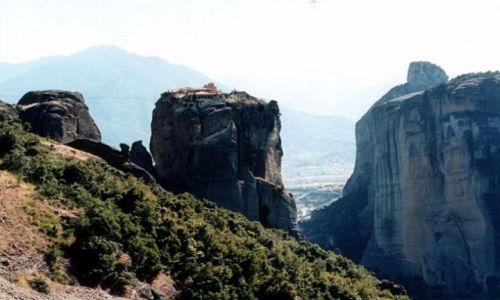 Zdjęcie GRECJA / METEORY / okolice Kastraki / Klasztor św. Trójcy (Holy Trinity)