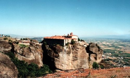 Zdjęcie GRECJA / METEORY / okolice Kastraki / Klasztor św. Stefana (Agios Stefanos)