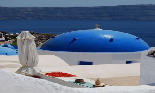 Zdjecie GRECJA / Santorini / Fira / suszone pomidory