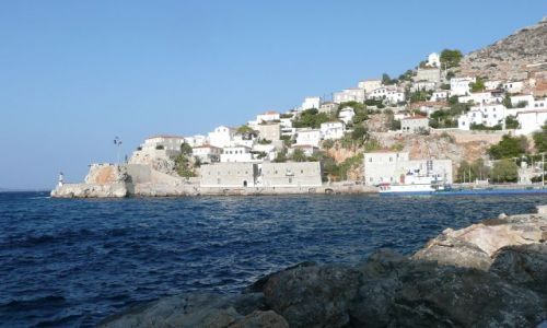 Zdjcie GRECJA / Saronicos Kolpos / Hydra / Wejcie do Hydry