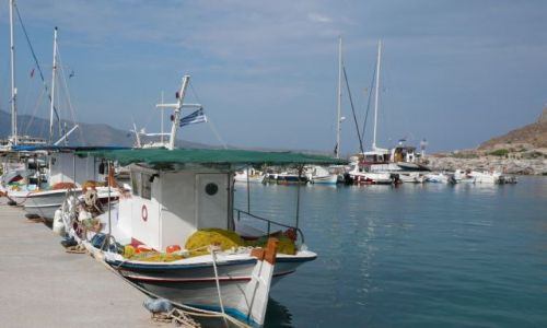 Zdjęcie GRECJA / Peloponez / Yefira / Kutry rybackie