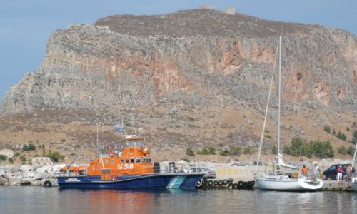 Zdjęcie GRECJA / Peloponez / Yefira / Ratownik