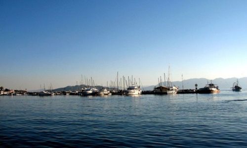 Zdjecie GRECJA / Peloponez / Wyspy Saroskie / port