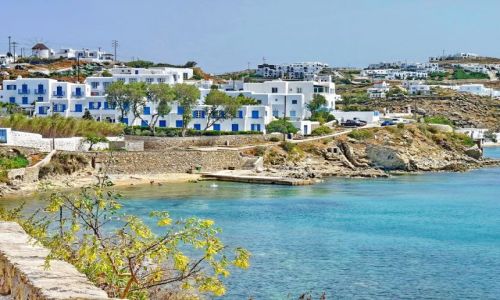 Zdjęcie GRECJA / Cyklady / Mikonos / Mało popularna zatoczka na wyspie Mikonos