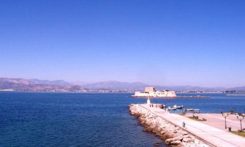Zdjęcie GRECJA / Peloponez - Zatoka Argolidzka / Nafplion / molo
